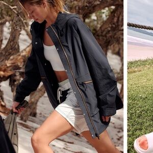 Free People Singin in the Rain Packable Jacket